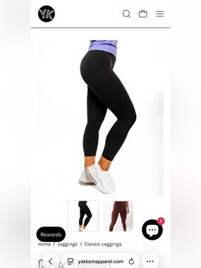 Yakkem Apparel Women’s Black Classic Leggings